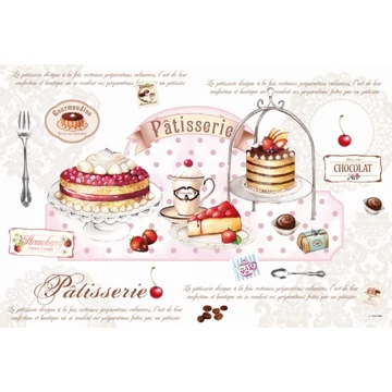 Műanyag tányéralátét,Patisserie, R2S.550PATI Műanyag tányéralátét,Patisserie, R2S.550PATI