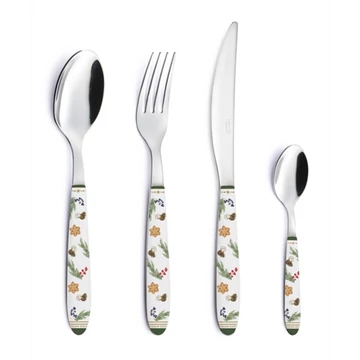 Rozsdamentes kanál műanyag dekorborítású nyéllel, White Forest, R2S.2272WHIF Rozsdamentes kanál műanyag dekorborítású nyéllel, White Forest, R2S.2272WHIF