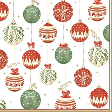 Papírszalvéta 33x33cm, 20db-os, Christmas Eve, R2S.414CEVE