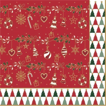 Papírszalvéta 33x33cm, Fancy Christmas,20db-os, R2S.414FACH