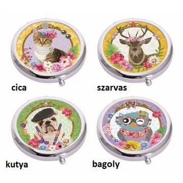 Zsebtükör 6,5cm, Fancy Animals, R2S.649FAN Zsebtükör 6,5cm, Fancy Animals, R2S.649FAN