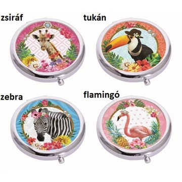 Zsebtükör Fancy 6,5cm, Animals Tropical, R2S.649FANT Zsebtükör Fancy 6,5cm, Animals Tropical, R2S.649FANT