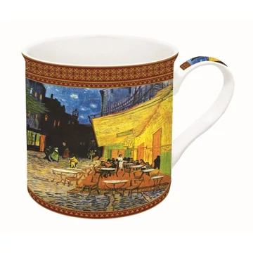 Porcelánbögre dobozban,300ml,Van Gogh:Kávéház éjjel, R2S.170VAN2