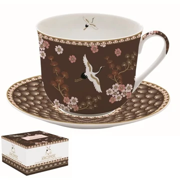 Porcelán reggelizőcsésze+alj 400ml, dobozban, Oriental Atmosphere, R2S.1454MO10 Porcelán reggelizőcsésze+alj 400ml, dobozban, Oriental Atmosphere, R2S.1454MO10