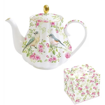 Porcelán teáskanna 800ml dobozban,Spring Time, R2S.1283SPRI