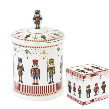 Porcelán keksztároló 14x20cm, dobozban, Nutcracker, R2S.2185NUTC