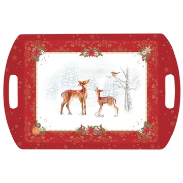 Műanyag tálca 52x35cm, Christmas Melody, R2S.A28100CMEL