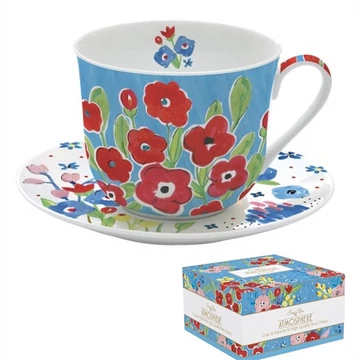 Porcelán reggelizőcsésze+alj 400ml dobozban,Ein Plein Air, Atmosphere, R2S.1454HENR