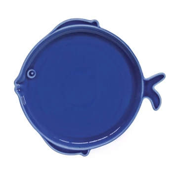 Porcelán desszerttányér 22,5x20,5cm, halforma, Sea Friends Blue, R2S.2582SEBL Porcelán desszerttányér 22,5x20,5cm, halforma, Sea Friends Blue, R2S.2582SEBL