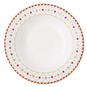 Porcelán mélytányér 21,5cm, Christmas Wonderland, R2S.943CHWO