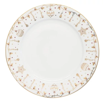 Porcelán lapostányér 26,5cm, Christmas Lights, R2S.942CHLI Porcelán lapostányér 26,5cm, Christmas Lights, R2S.942CHLI