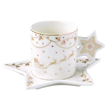 Porcelán teáscsésze+alj, 175ml dobozban, Christmas Lights, R2S.1321CHLI