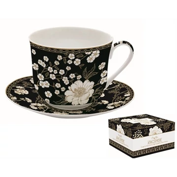 Porcelán reggelizőcsésze+alj 400ml dobozban, Art Deco & Flowers, Atmosphere, R2S.1454ARTF Porcelán reggelizőcsésze+alj 400ml dobozban, Art Deco & Flowers, Atmosphere, R2S.1454ARTF