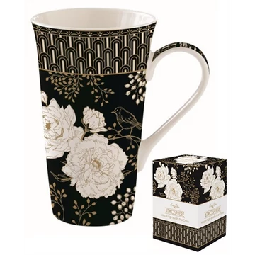 Porcelánbögre 600ml, dobozban, Art Deco & Flowers, Atmosphere, R2S.1462ARTF