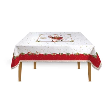 Asztalterítő 145x180cm, 100% pamut, Christmas Memories, R2S.2632CHME