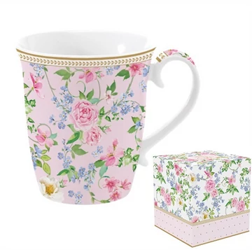 Porcelánbögre 275ml dobozban,Garden Joy, R2S.1101GAJB