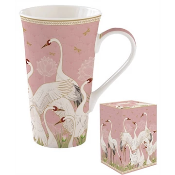 Porcelánbögre 600ml dobozban,Dancing Herons, R2S.1462DANC