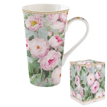 Porcelánbögre 600ml dobozban,Roses in Bloom, R2S.1462ROBL