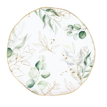 Porcelán desszerttányér 19cm,Botanique, R2S.1582BOTQ