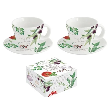 Porcelán eszpresszócsésze+alj 120ml dobozban,Home & Kitchen, R2S.2205HOMK