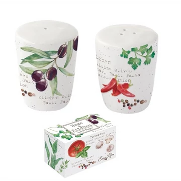 Porcelán só-borsszórószett dobozban,Home & Kitchen, R2S.2225HOMK