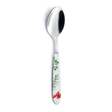 Rozsdamentes kiskanál műanyag dekorborítású nyéllel,Home & Kitchen, R2S.2273HOMK