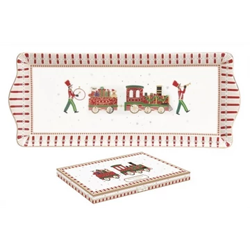 Porcelántálca 35x15cm, dobozban, Polar Express, R2S.1109EXPR