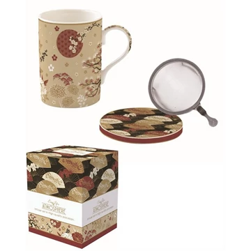 Porcelán szűrősbögre tetővel, 350ml, dobozban, Kimono, Atmosphere, R2S.105KIMO Porcelán szűrősbögre tetővel, 350ml, dobozban, Kimono, Atmosphere, R2S.105KIMO