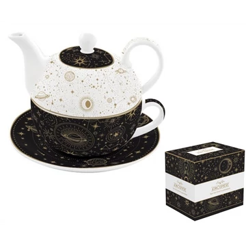 Porcelán egyszemélyes teáskészlet 350ml+350ml, dobozban, Atmosphere, Celestial, R2S.104CELE