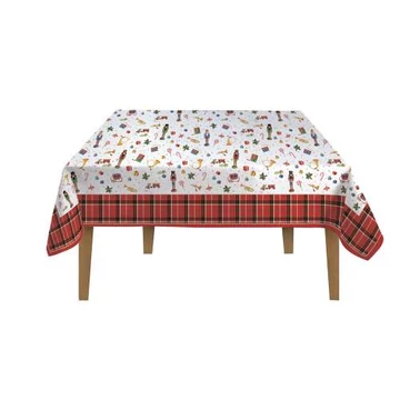 Asztalterítő 145x180cm, 100% pamut, Vintage Nutcracker, R2S.2632VNUT