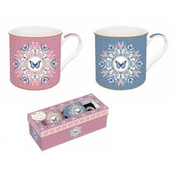 Porcelán bögreszett 2db-os, 300ml, dobozban, Atmosphere, Spring Parade, R2S.178SPAR