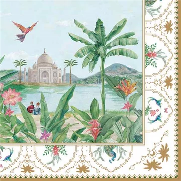 Papírszalvéta 33x33cm, Paradise Sauvage,20db-os, R2S.414PASA