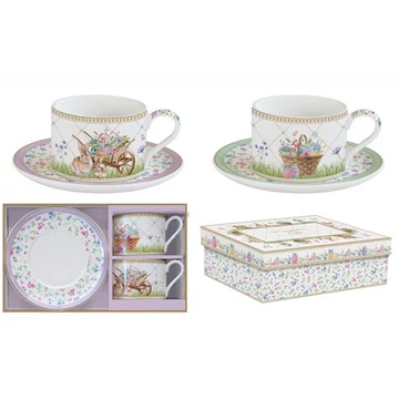 Porceláncsésze+alj 240ml, 2 személyes, dobozban, Spring Bloom, R2S.132SPBL Porceláncsésze+alj 240ml, 2 személyes, dobozban, Spring Bloom, R2S.132SPBL