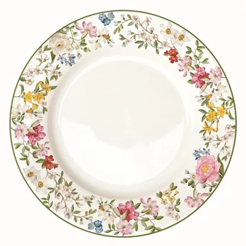 Porcelán lapostányér 26,5cm, Garden Dreams, R2S.942GADR