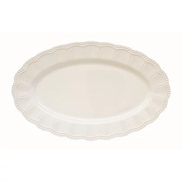 Porcelántálca ovál 36x23cm, Elite white, R2S.2891ELIW