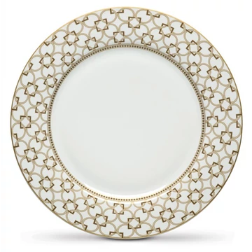 Porcelán lapostányér 27cm, Déco, P.M.PM0120DECO