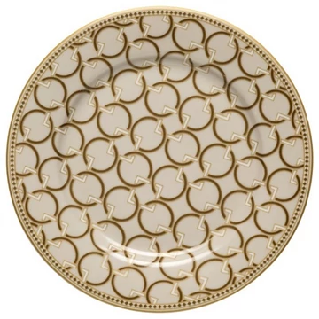 Porcelán desszerttányér 19,5cm, Déco, P.M.PM0122DEC1
