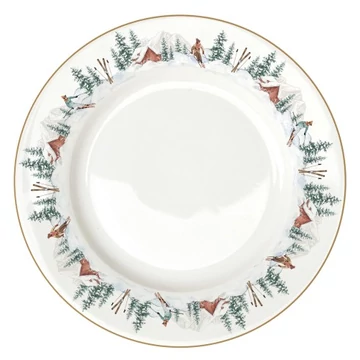 Porcelán lapostányér 26,5cm, Chalet, R2S.942CHAL