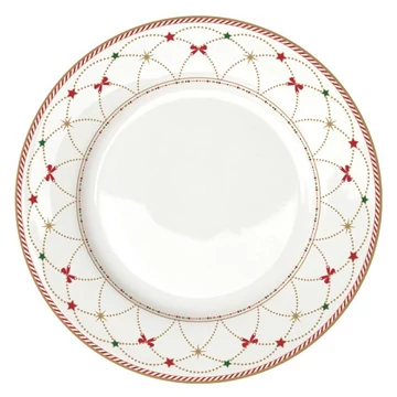 Porcelán lapostányér 26,5cm, Nutcracker Twist, R2S.942NTWI