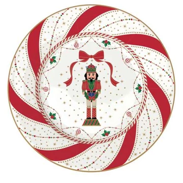 Porcelán desszerttányér 19cm, Nutcracker Twist, R2S.944NTWI