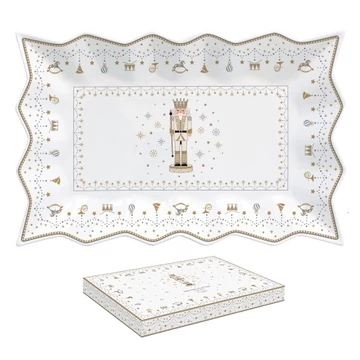 Porcelántálca 35x23cm, dobozban, Royal Nutcracker, R2S.1004RNUT