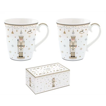 Porcelán bögreszett 275ml, 2db-os dobozban, Royal Nutcracker, R2S.1102RNUT Porcelán bögreszett 275ml, 2db-os dobozban, Royal Nutcracker, R2S.1102RNUT