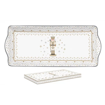 Porcelántálca 35x15cm dobozban, Royal Nutcracker, R2S.1109RNUT Porcelántálca 35x15cm dobozban, Royal Nutcracker, R2S.1109RNUT