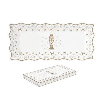 Porcelántálca 40x18cm, dobozban, Royal Nutcracker, R2S.1242RNUT Porcelántálca 40x18cm, dobozban, Royal Nutcracker, R2S.1242RNUT