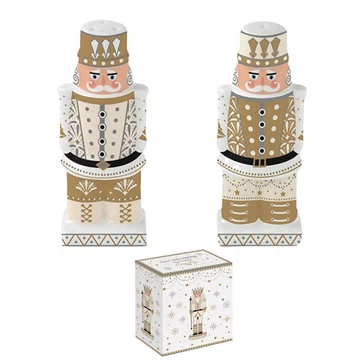 Porcelán só-borsszóró szett, 9cm, dobozban, Royal Nutcracker, R2S.2191RNUT