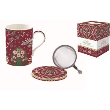 Porcelán szűrősbögre tetővel, 350ml, dobozban, Atmosphere, Eclectic Chic, R2S.105ECLE Porcelán szűrősbögre tetővel, 350ml, dobozban, Atmosphere, Eclectic Chic, R2S.105ECLE