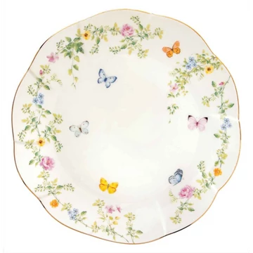 Porcelán lapostányér 27cm,Dancing Butterflies, R2S.3120DANB