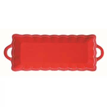 Porcelántálca 43x16cm, Elite red, R2S.2892ELIR Porcelántálca 43x16cm, Elite red, R2S.2892ELIR