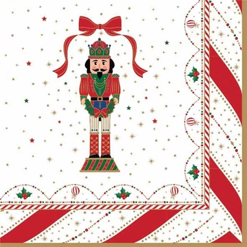 Papírszalvéta 33x33cm, 20db-os, Nutcracker Twist, R2S.414NTWI Papírszalvéta 33x33cm, 20db-os, Nutcracker Twist, R2S.414NTWI
