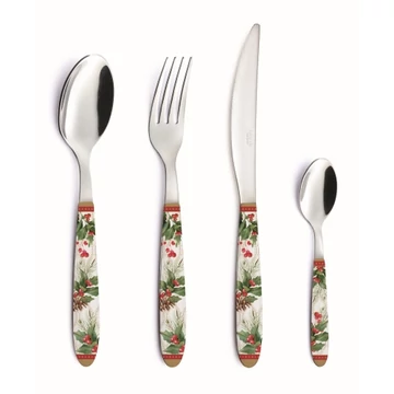 Rozsdamentes kanál műanyag dekorborítású nyéllel, Christmas Berries, R2S.2272CHBE